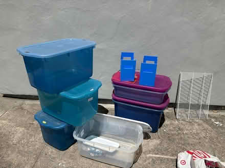 Photo of free Storage containers (Redwood City, Selby/El Camino) #1