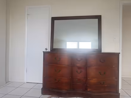 Photo of free Wooden Chest & Mirror (South Beach) #2