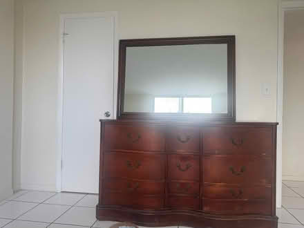 Photo of free Wooden Chest & Mirror (South Beach) #2
