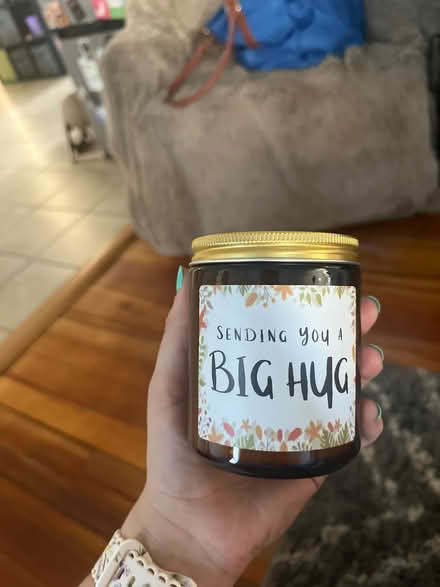 Photo of free Lavender candle only burnt once (Medford - Valley St) #1