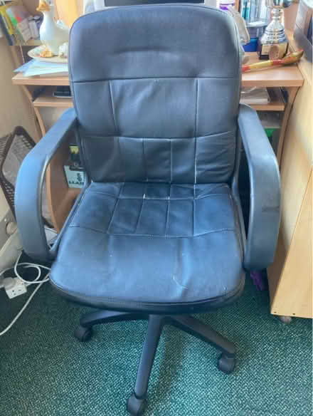 Photo of free Leather Computer swivel chair (BR5 4PS) #1