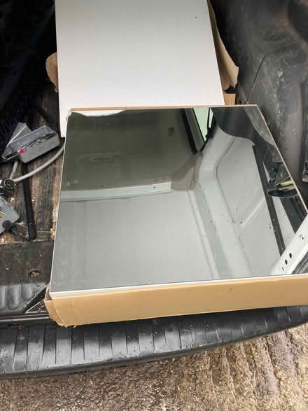 Photo of free Bathroom cabinet broken mirror (Greasby CH49) #1
