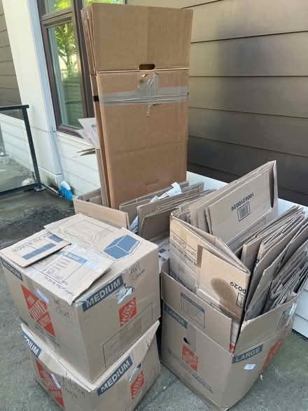 Photo of free Used moving boxes and packing (NE Portland) #1