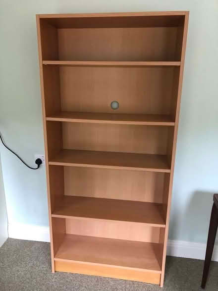Photo of free Beech wood effect bookcase (Coleshill HP7) #1