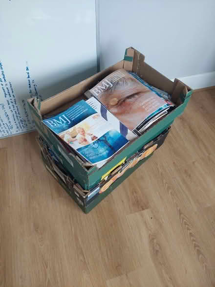 Photo of free 4x boxes of medical journals (Allestree) #1