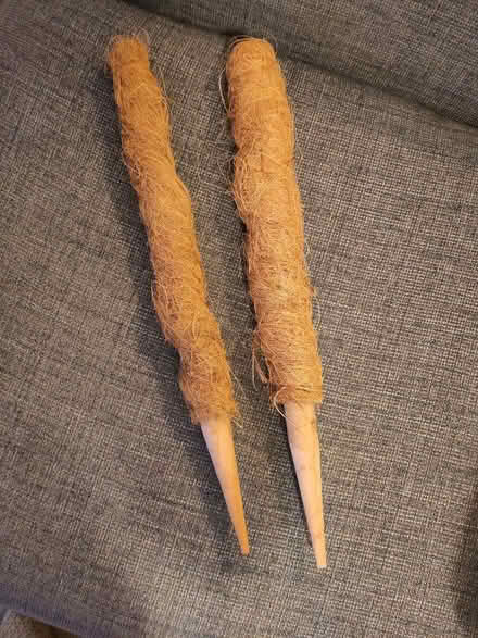 Photo of free 2 coconut coir plant poles (East Village E20) #1