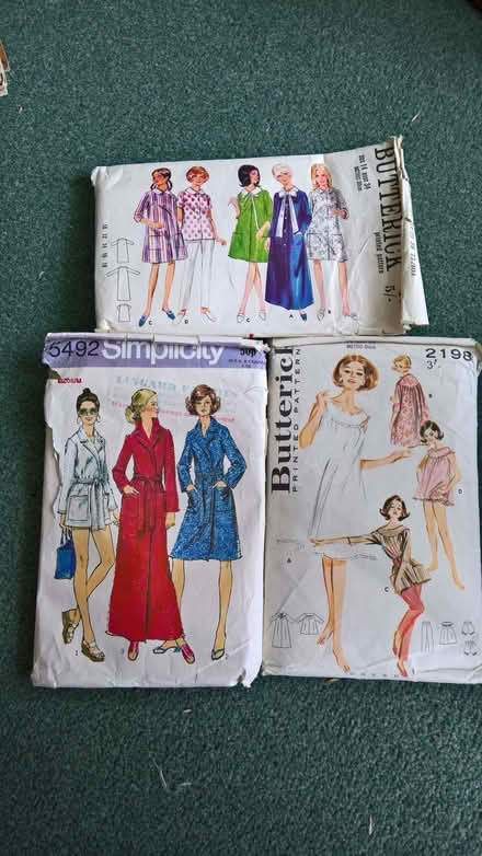 Photo of free 86cm bust robe printed patterns (Hulham EX8) #1