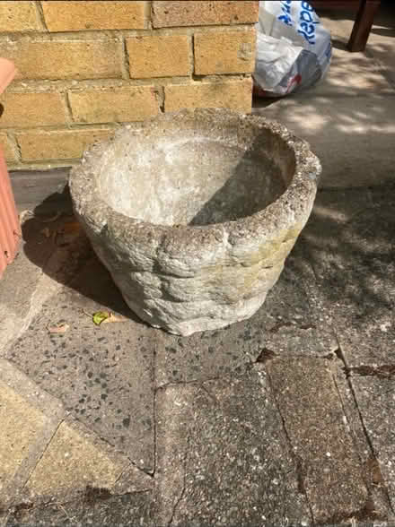 Photo of free Stone flower pot (BR5 4PS) #1