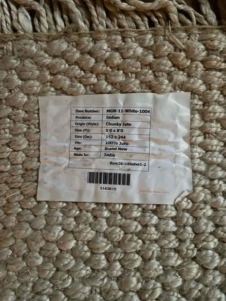 Photo of free Chunky jute rug (Little Chalfont HP6) #1