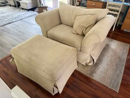 Photo of free Love seat and foot stool (Westminster/Broomfield) #2