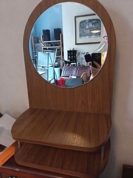 Photo of free Dresser mirror and shelf (Kingsley Park) #1