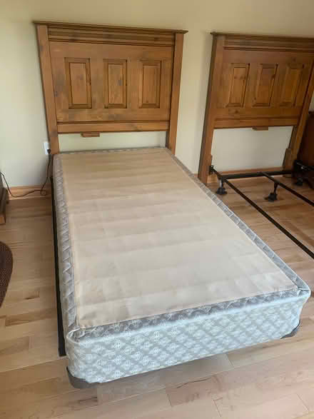 Photo of free x2 Twin box springs & metal frames (Dorset, ON) #1