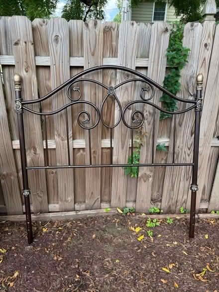 Photo of free Metal full-size headboard (Town of Kensington) #1