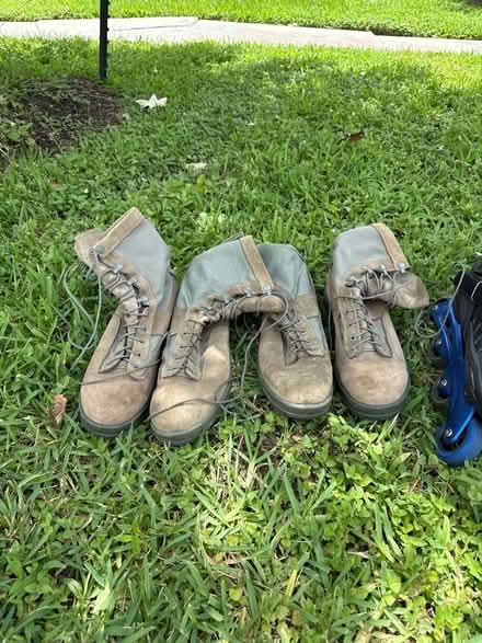 Photo of free New size 10 boots (Heights by Heights Boulevard) #1