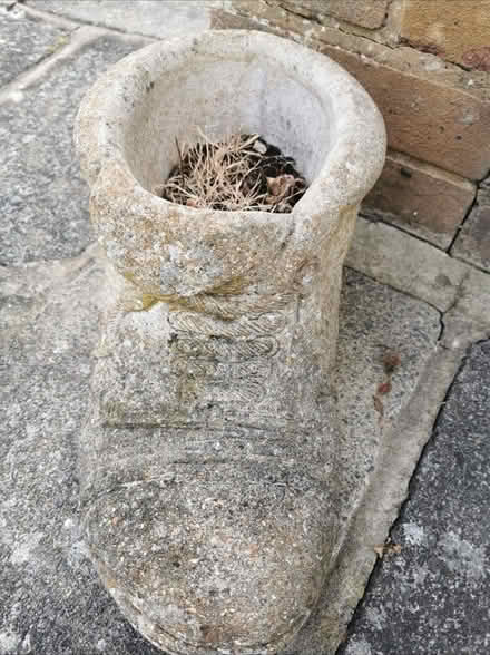 Photo of free Stone boot garden ornament (BR5 4PS) #2