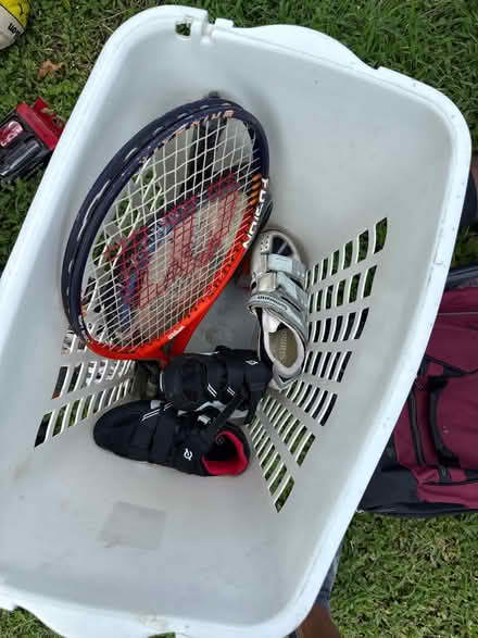 Photo of free Bikes shoes and rackets (Heights by Heights Boulevard) #1