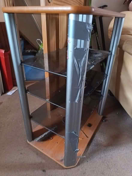 Photo of free Storage unit stereo shelf (Kingsley Park) #1