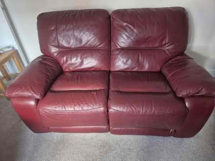 Photo of free 2 seater sofa and armchair (Leicestershire LE9) #2