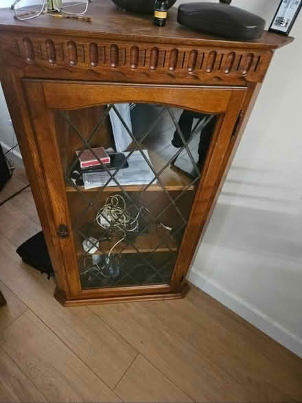 Photo of free Corner Display Cabinet Oak (BA2) #1