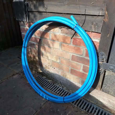 Photo of free 20mm blue water supply pipe (Liss Forest GU33) #2