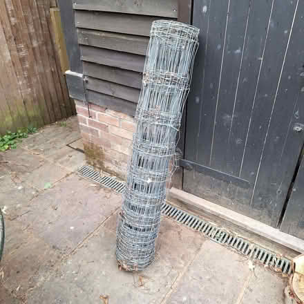 Photo of free 1.2m high Galvanised stock mesh wire fencing (Liss Forest GU33) #1