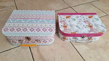 Photo of free 2 Pretty Cardboard Storage Cases (Horsell GU21) #1