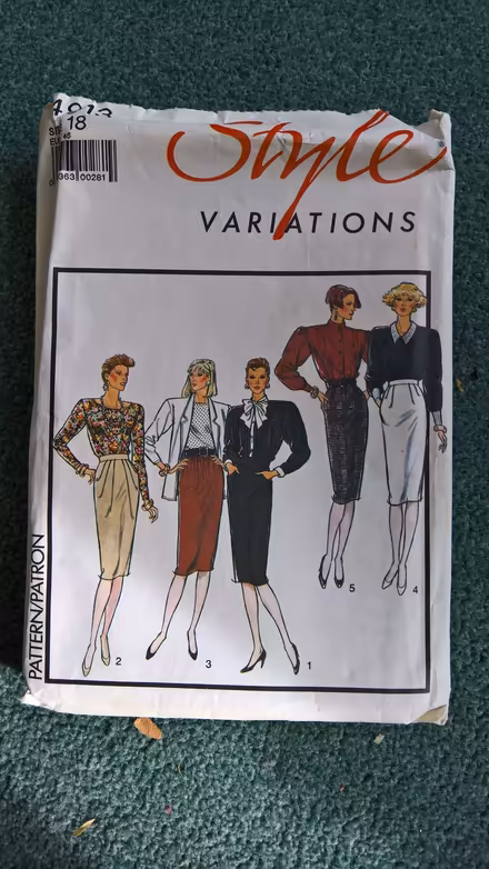 Photo of free 81cm waist / 107cm hip skirt pattern (Hulham EX8) #1