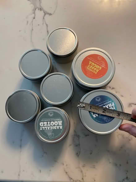 Photo of free Metal tea tins with lids (Skokie) #1