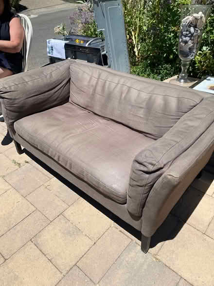 Photo of free 5’ one loveseat (Mill Valley / Strawberry) #1