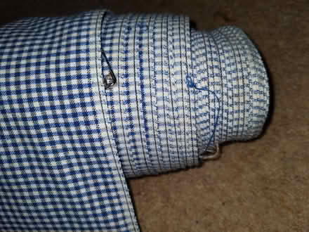 Photo of free Roll of blue gingham fabric (Staplehurst TN12) #3