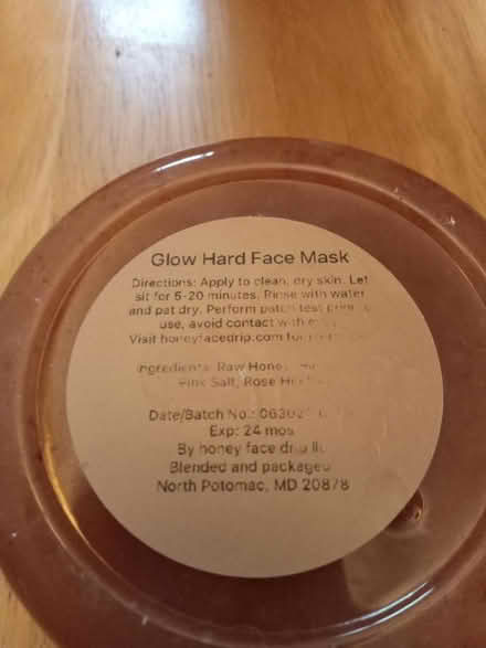 Photo of free Unopened raw honey face mask (Mt Rainier MD) #1