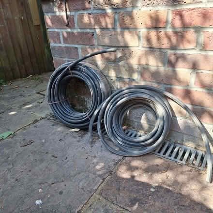 Photo of free Hozelock black garden irrigation supply hose (Liss Forest GU33) #1