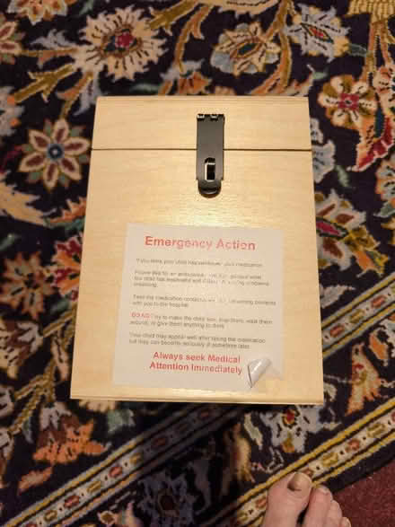 Photo of free Childproof medicine box with padlock (Church RG2) #1