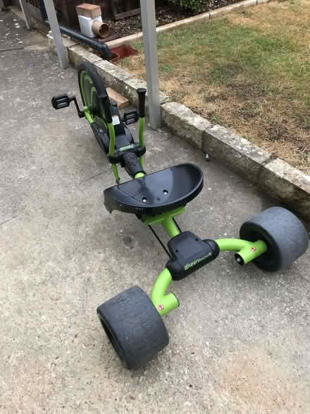 Photo of free Green Machine, lever steering, 3 wheel, pedal car. (Minster Lovell OX29) #1