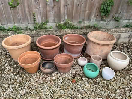Photo of free Various clay flower pots (Milton-under-Wychwood OX7) #1