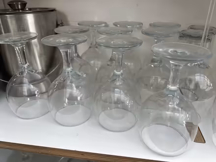 Photo of free Small wine glasses x 17 (NW6) #1