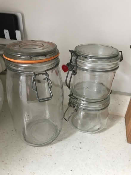 Photo of free Glass storage jars (Hulme M16) #1