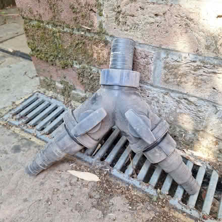 Photo of free T piece/ splitter for pond or water feature supply (Liss Forest GU33) #1