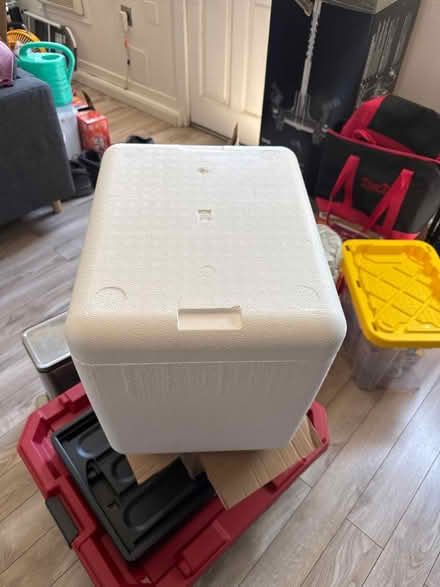 Photo of free Med/large styrofoam cooler (Livermore near the laboratory) #1