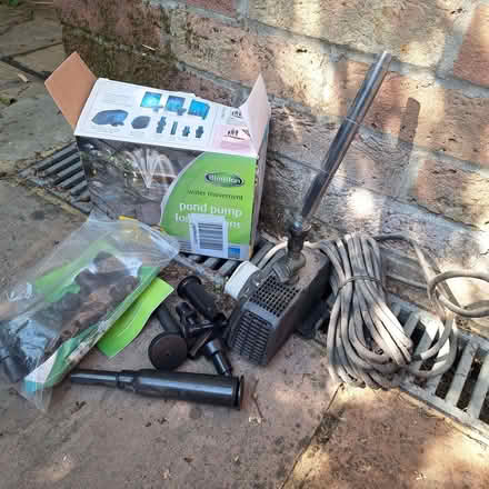 Photo of free Blagdon 700 mini pump and fittings for pond (Liss Forest GU33) #1
