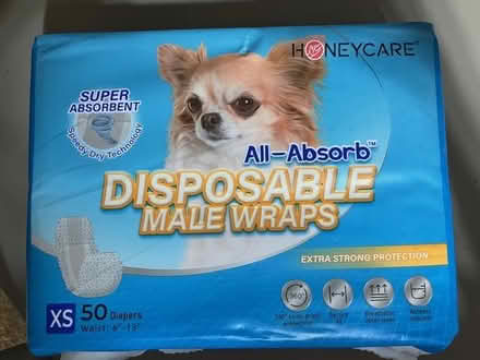 Photo of free Disposable wraps for male dogs (Lake Forest Park) #1
