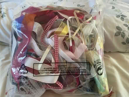 Photo of free Bag of assorted ribbon (Stone Cross BN24) #1