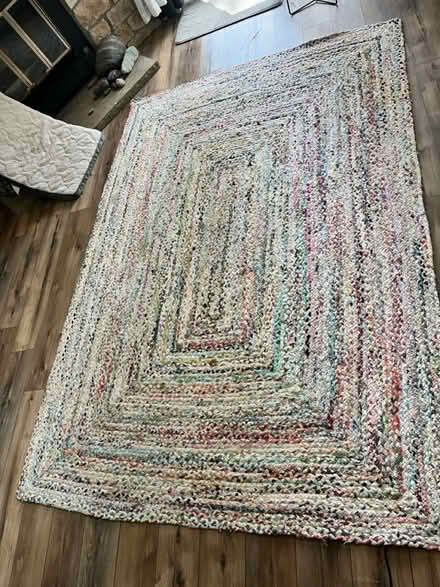 Photo of free Multi-color rag rug 6’ x 9’ (Dutch Ridge/Littleton) #1