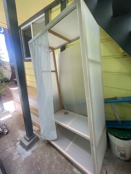 Photo of free IKEA Armoire with curtain closure (203 Bennington St) #3