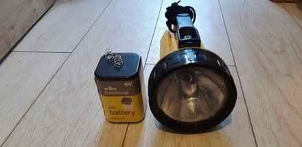 Photo of free Big torch - new battery needed not inc (Cefn Mawr LL14) #1