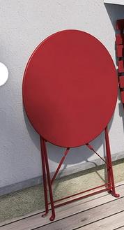 Photo of free red patio table (alief south west) #1