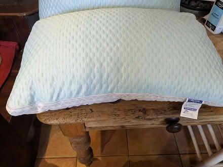Photo of free 2 brand new standard sized pillows (Chapmanslade BA13) #1