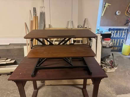 Photo of free Desk and standing desk converter (nopa) #2