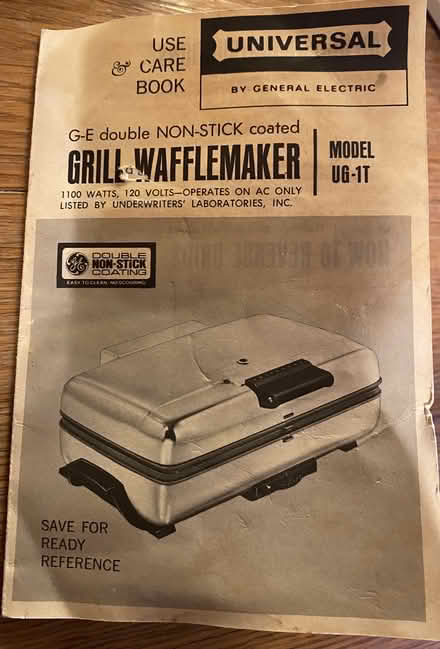 Photo of free GE Grill-Wafflemaker (North Cambridge) #1
