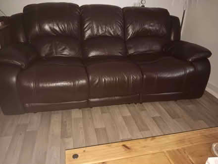 Photo of free 3 Seater leather settee (Bradmore WV3) #4